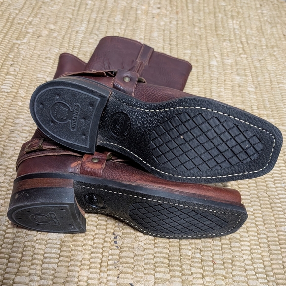 FRYE harness leather mid boots 8.5 - Picture 14 of 16